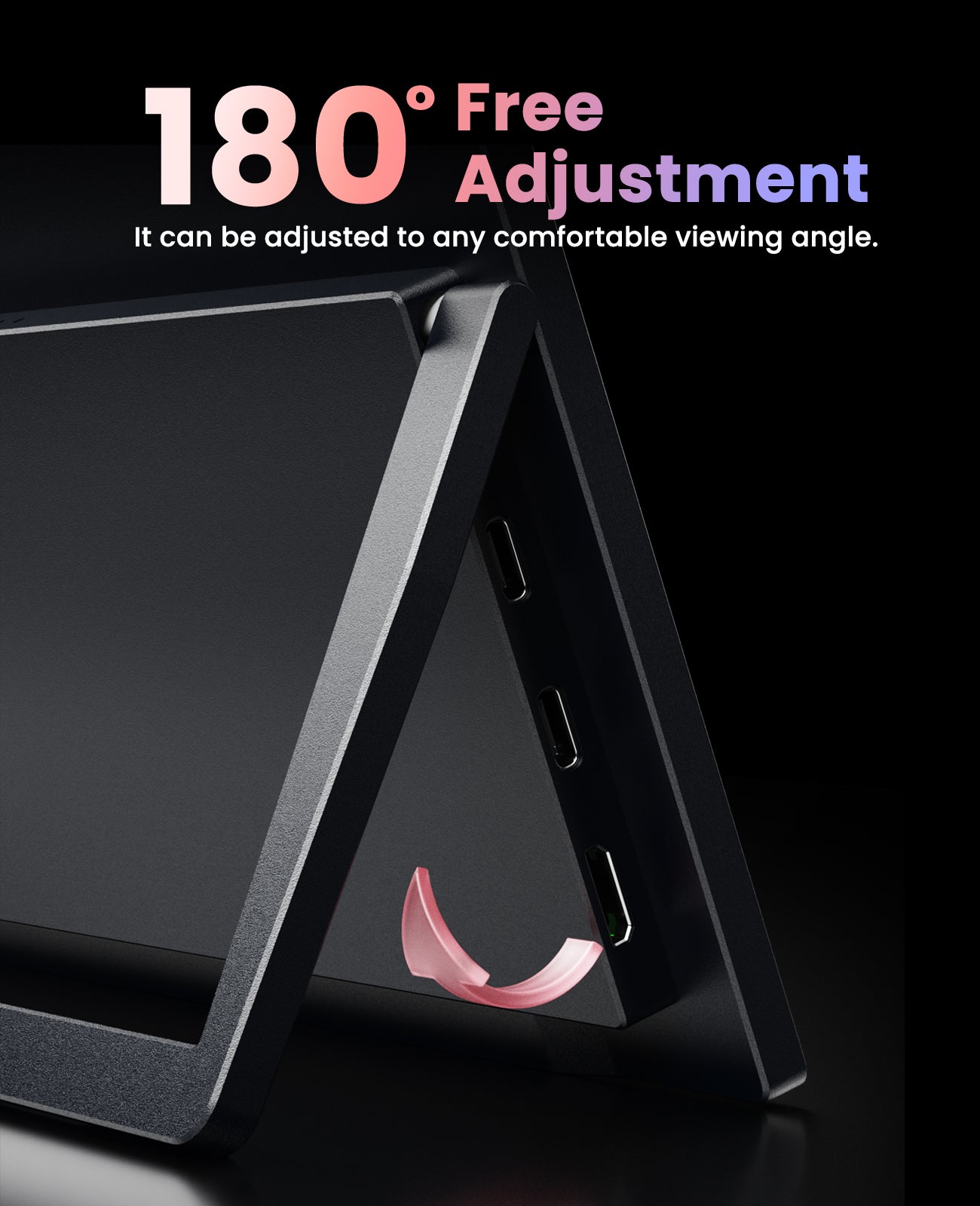 ZOOMEDIN 15.6''/18.5''/21.5''/23.8'' FHD Wireless & Built-in Battery Version Portable Monitor Professional Level E-Sports And Designer Level Color Rendering Laptop Extender Monitor for PS5/4 Xbox Switch Phone PC.