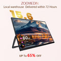 ZOOMEDIN ,15.6''/18.5''/21.5'' ,1080P FHD Portable Monitor, USB-C HDMI Laptop Extender Monitor for Laptop SDR Travel Monitor with Speakers for Laptop PS5/4 Xbox Switch Phone PC.